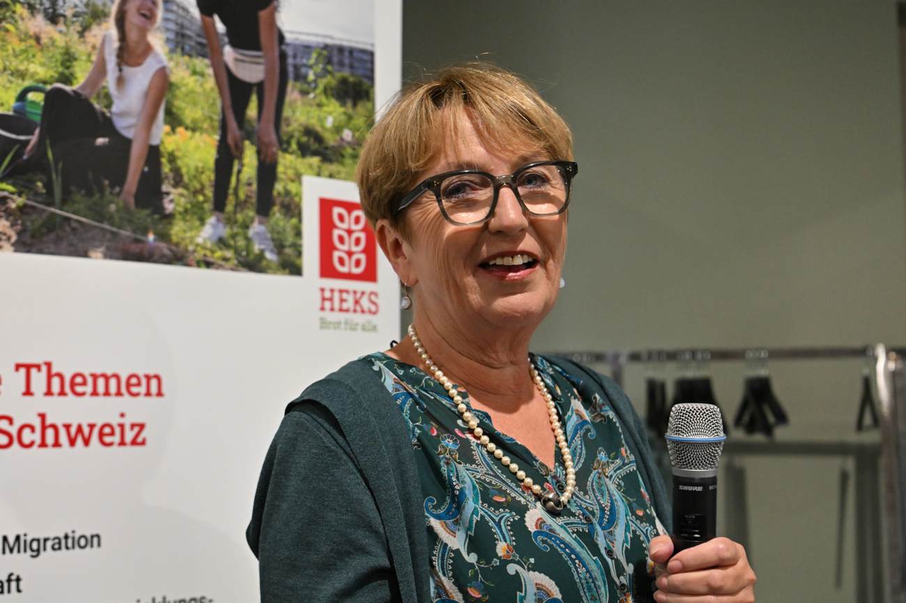 Gabriela Alfanz, die langjährige Leiterin der HEKS  Geschäftsstelle Ostschweiz. Foto: Augustin Saleem/Heks